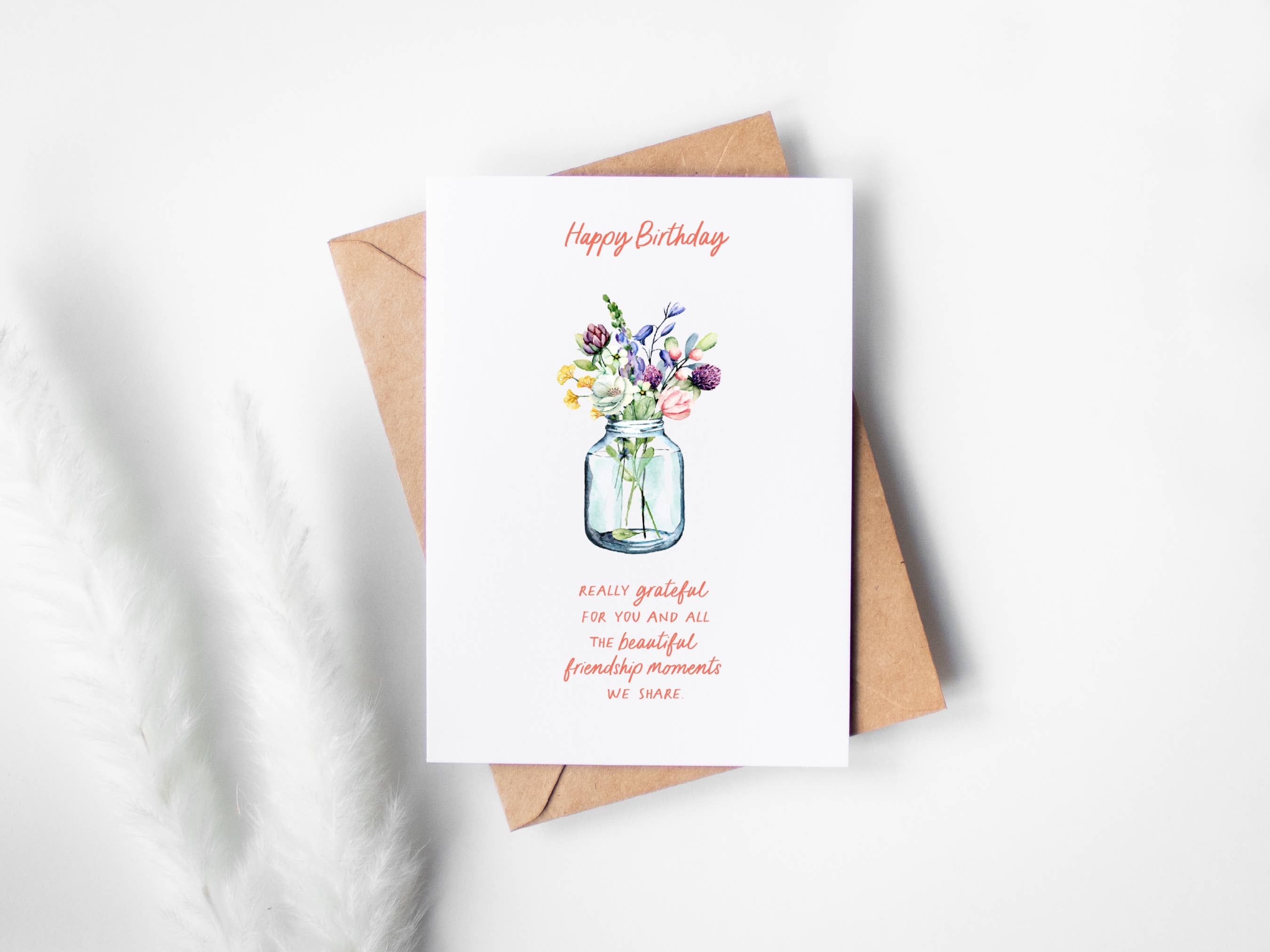 Friendship Moments Birthday Card