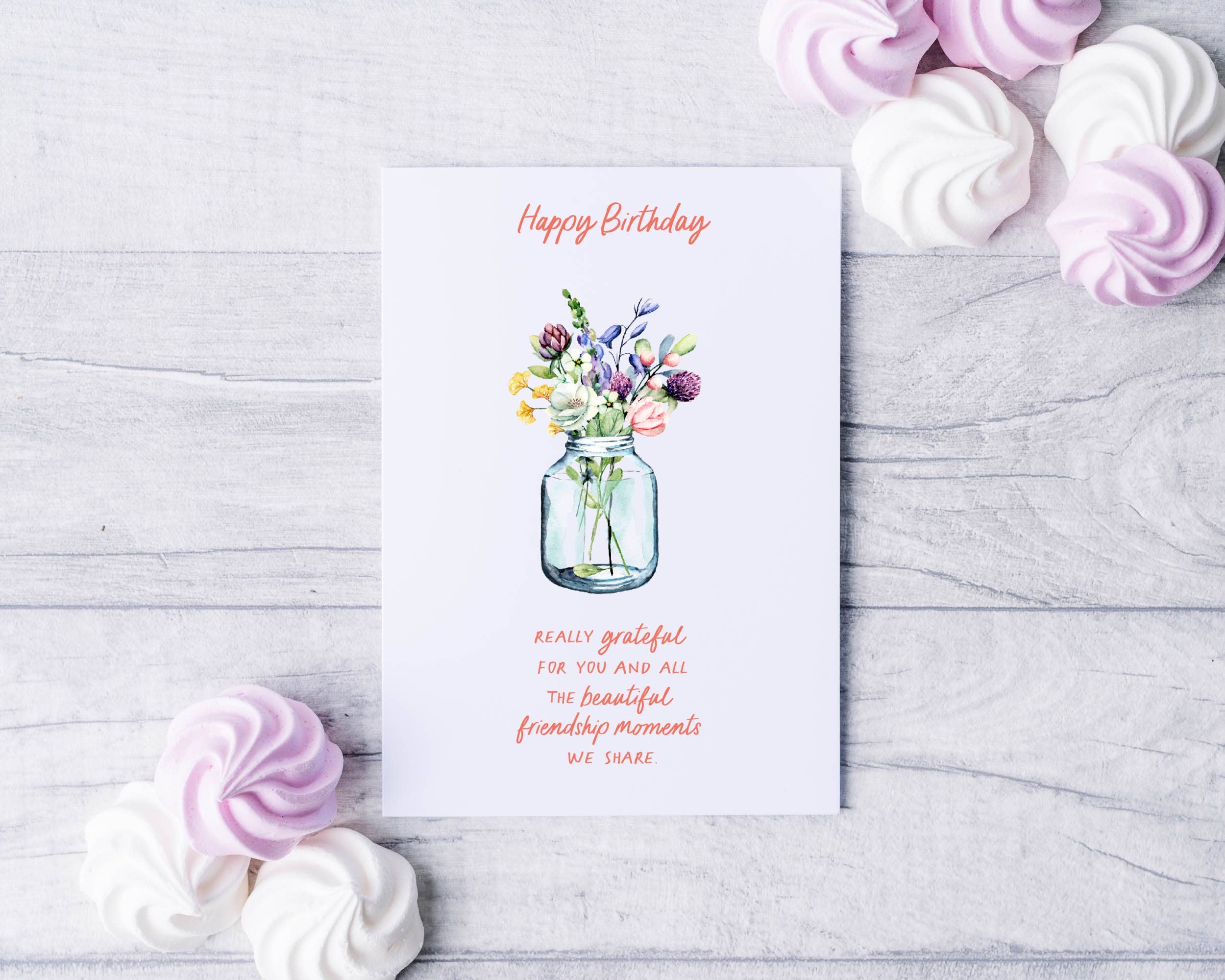 Friendship Moments Birthday Card