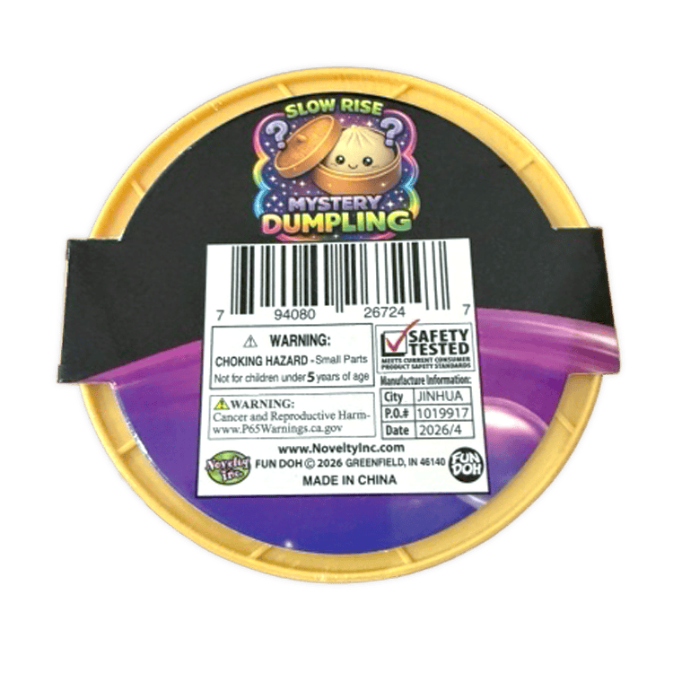 Novelty Brands Fun Doh Mystery Slow Rise Dumpling