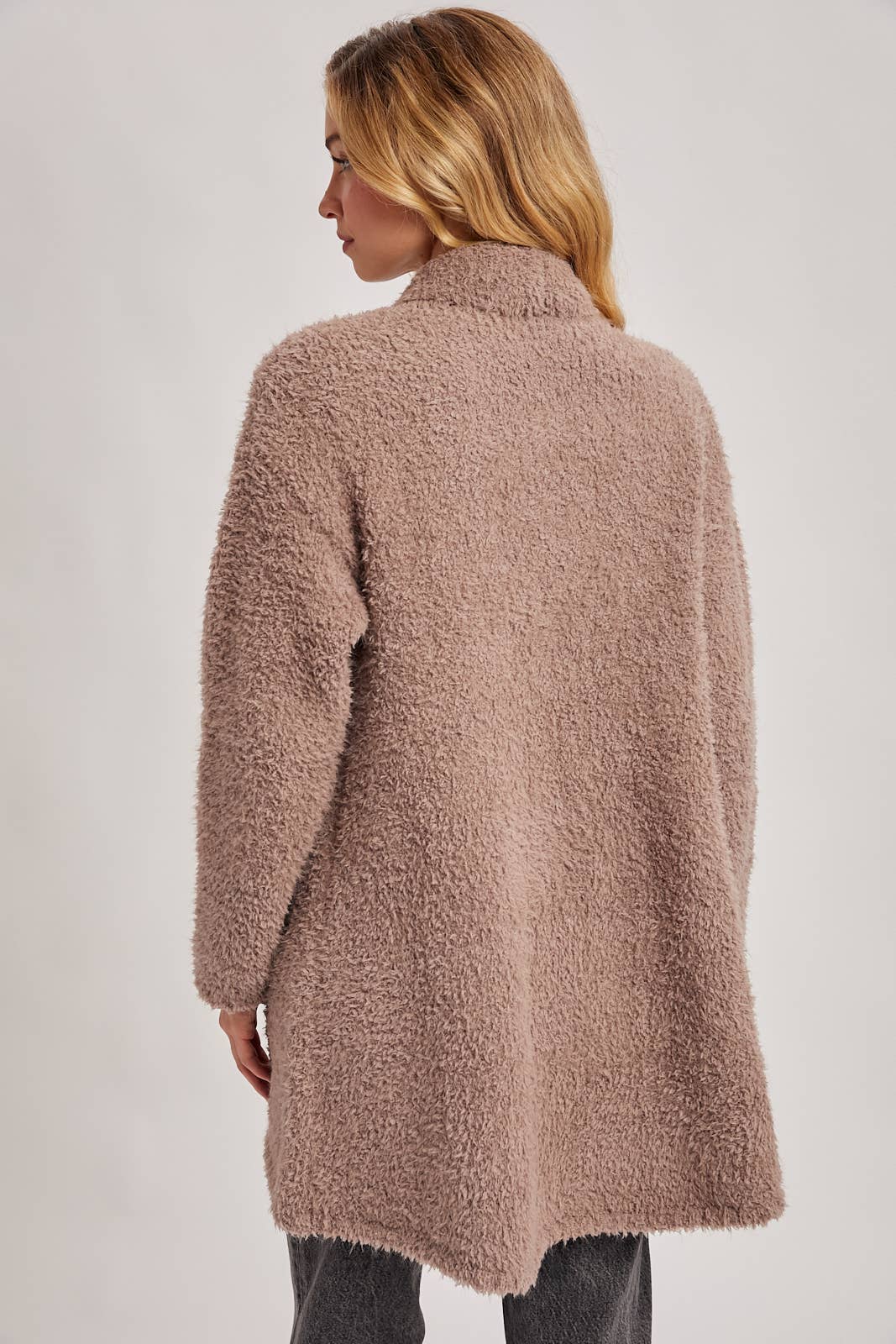 Fuzzy Drape Cardigan