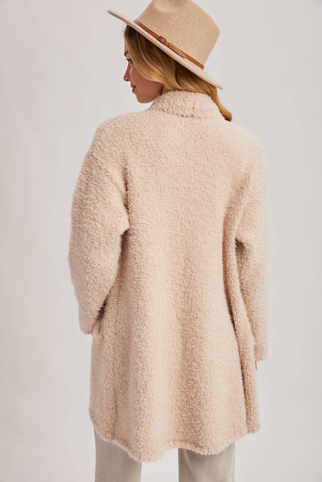 Fuzzy Drape Cardigan