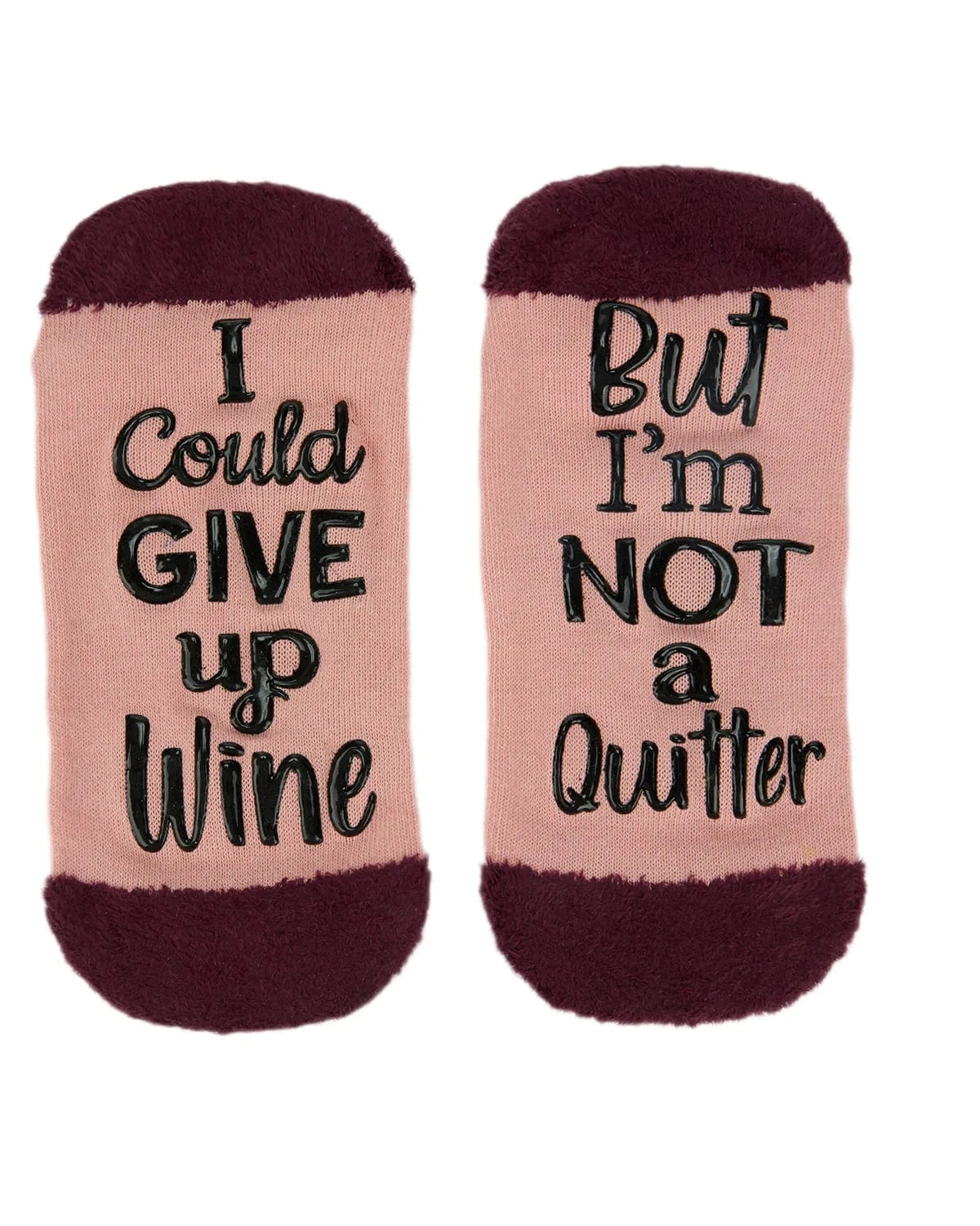 Give Up Wine Ankle Slipper Socks