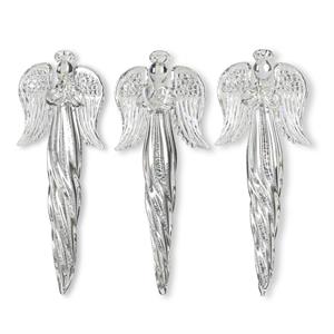 K&K Seasonal Decor Glass Angel Ornament