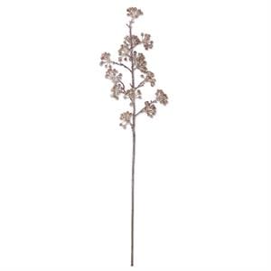 K&K Seasonal Decor Glittered Berry Spray Stem