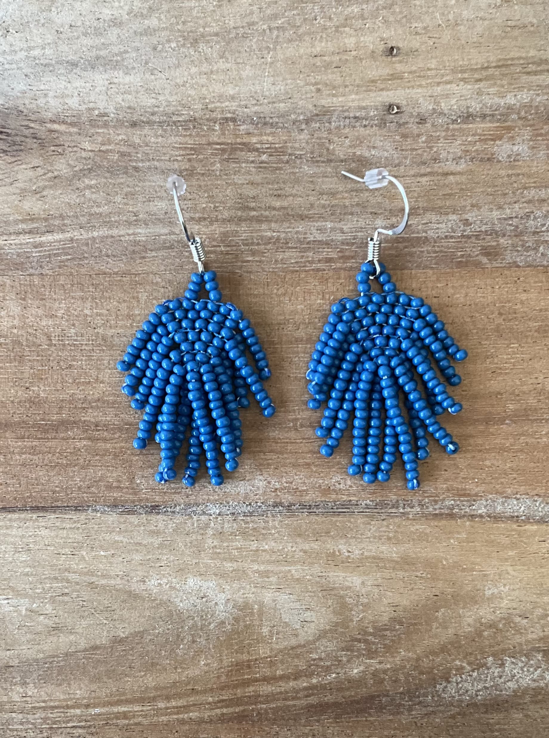 ALH #10 (Amber) Earrings Glory Seed Bead Earrings