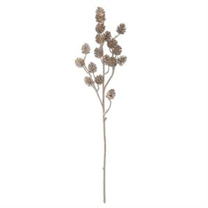K&K Seasonal Decor Gold Glittered Pinecone Spray