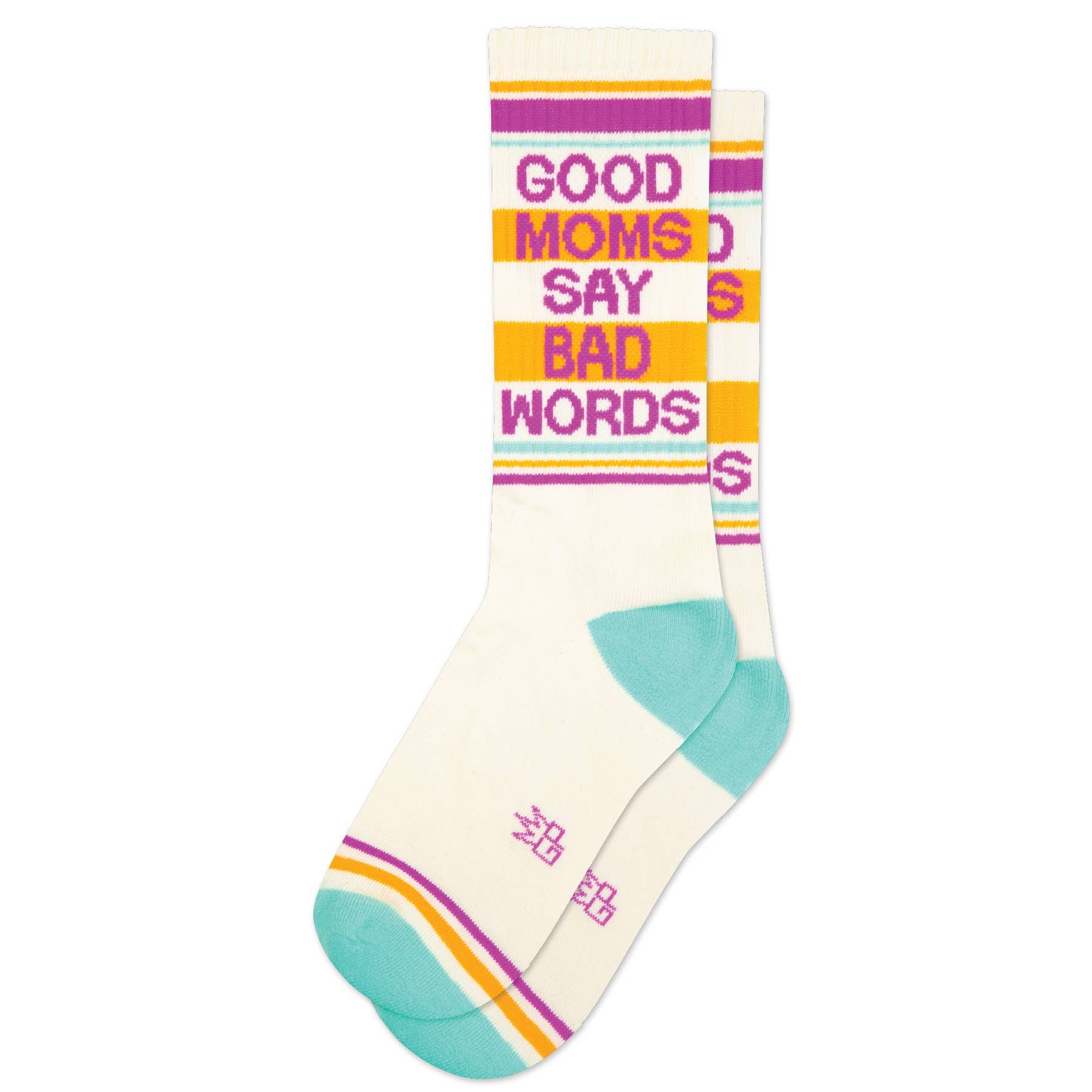 Gumball Poodle Socks Good Moms Say Bad Words Gym Crew Socks