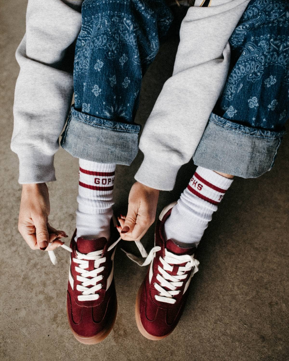 GOPHS Minnesota Crew Socks