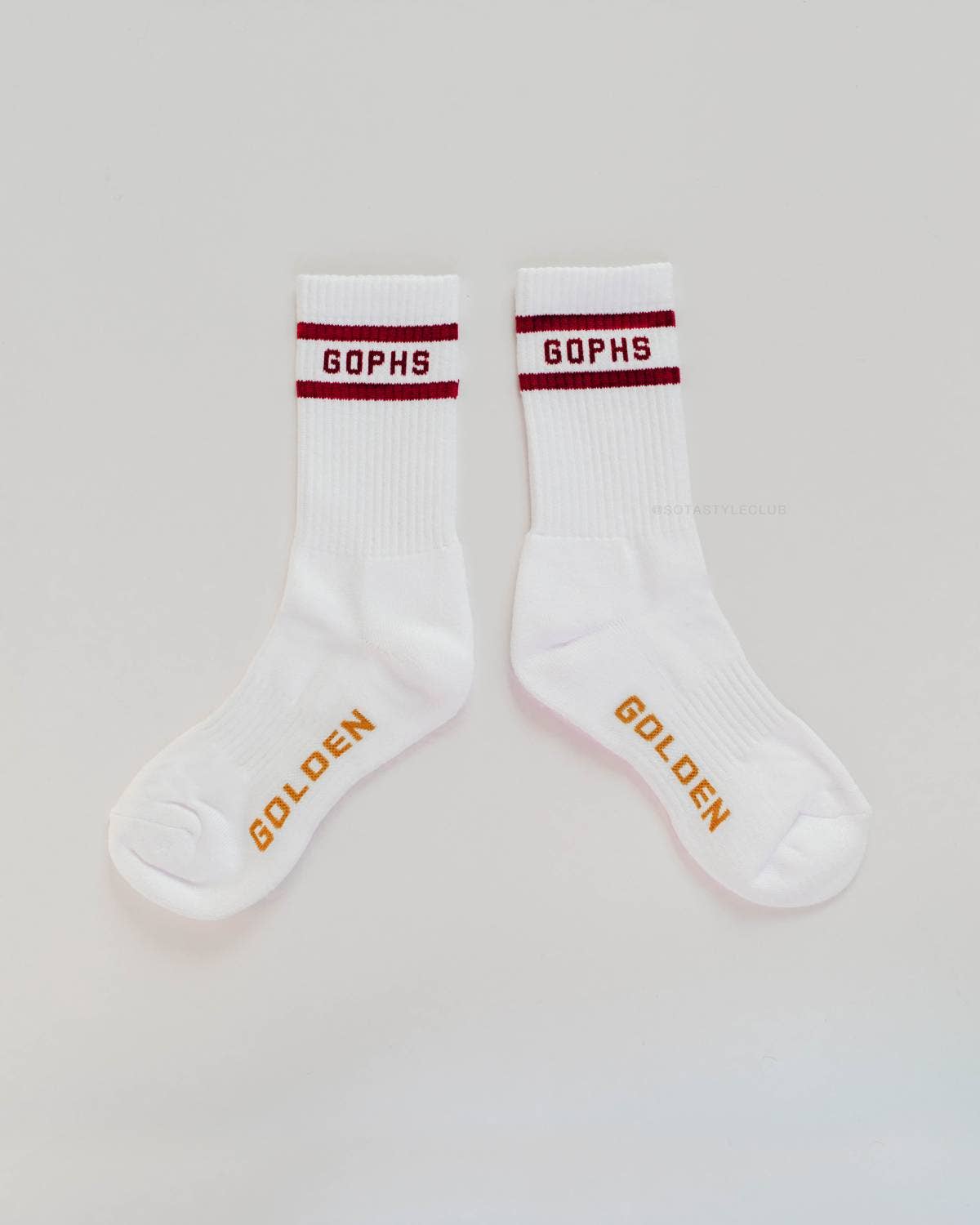GOPHS Minnesota Crew Socks