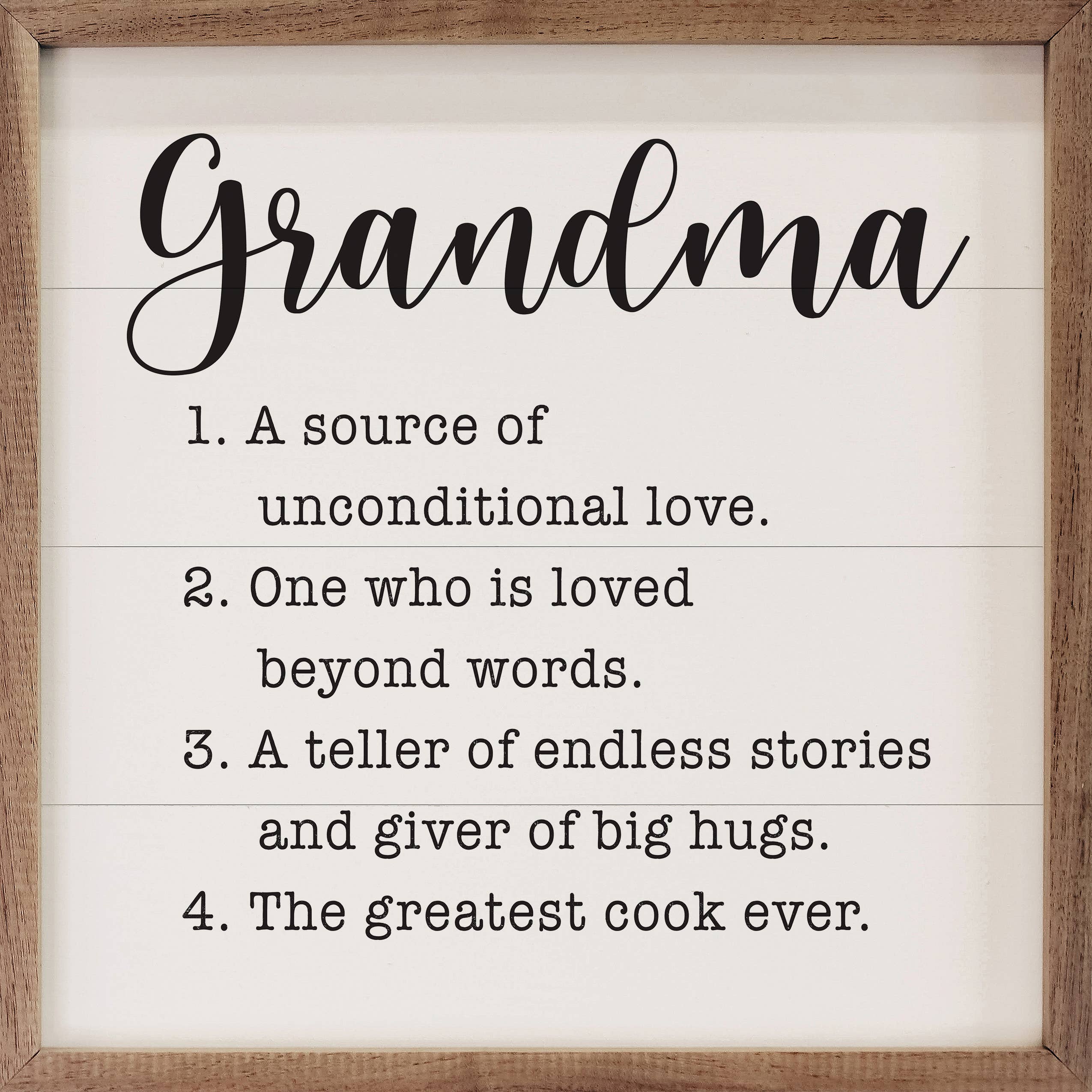 Kendrick Home Sign Grandma Definition Sign