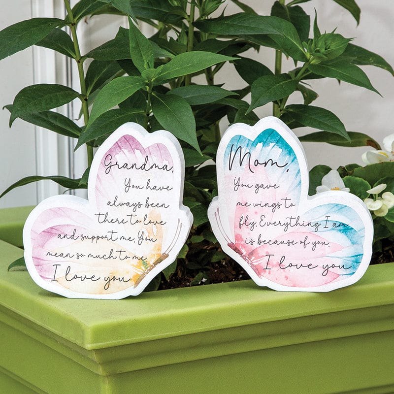 Grandma-Mom Watercolor Butterfly Sitter