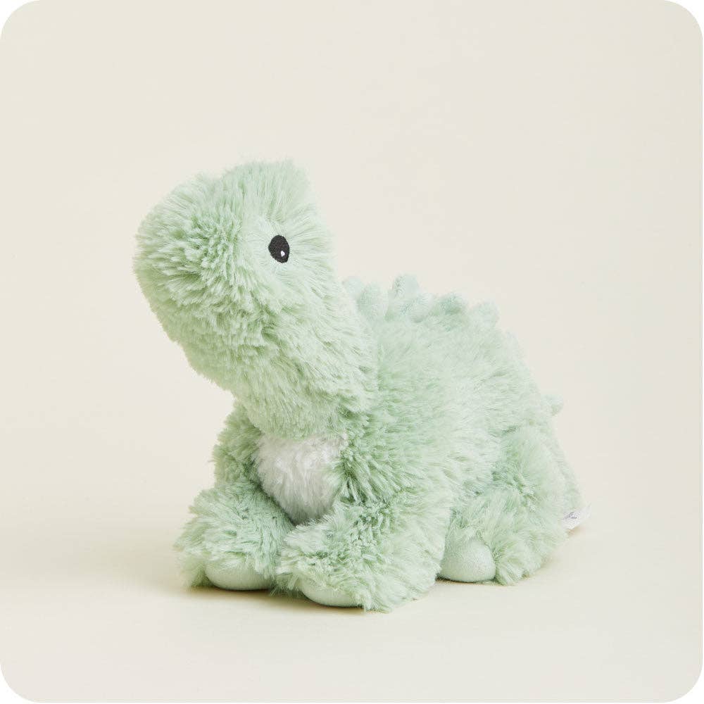 Warmies: America’s Favorite Microwave Plush Brand warmies Green Long Neck Dinosaur Warmies