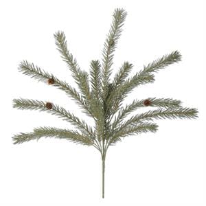 K&K Seasonal Decor Green Pine Bush w/Small Pinecones