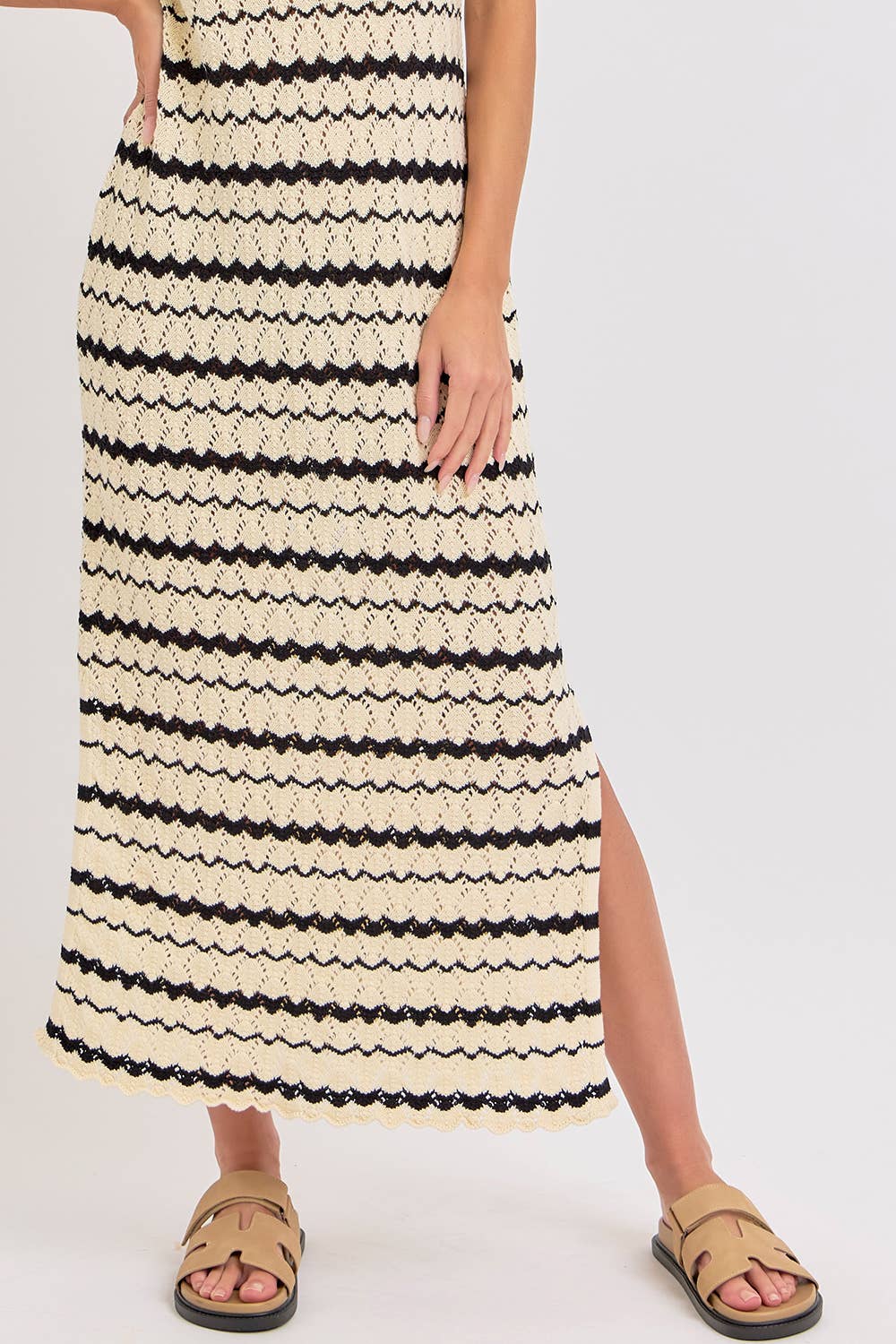 Halter Crochet Knit Dress