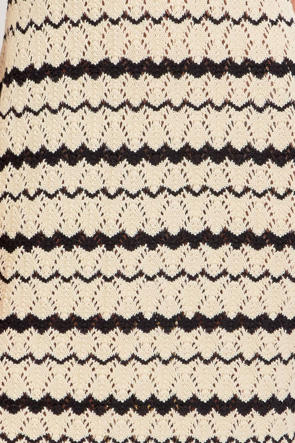 Halter Crochet Knit Dress