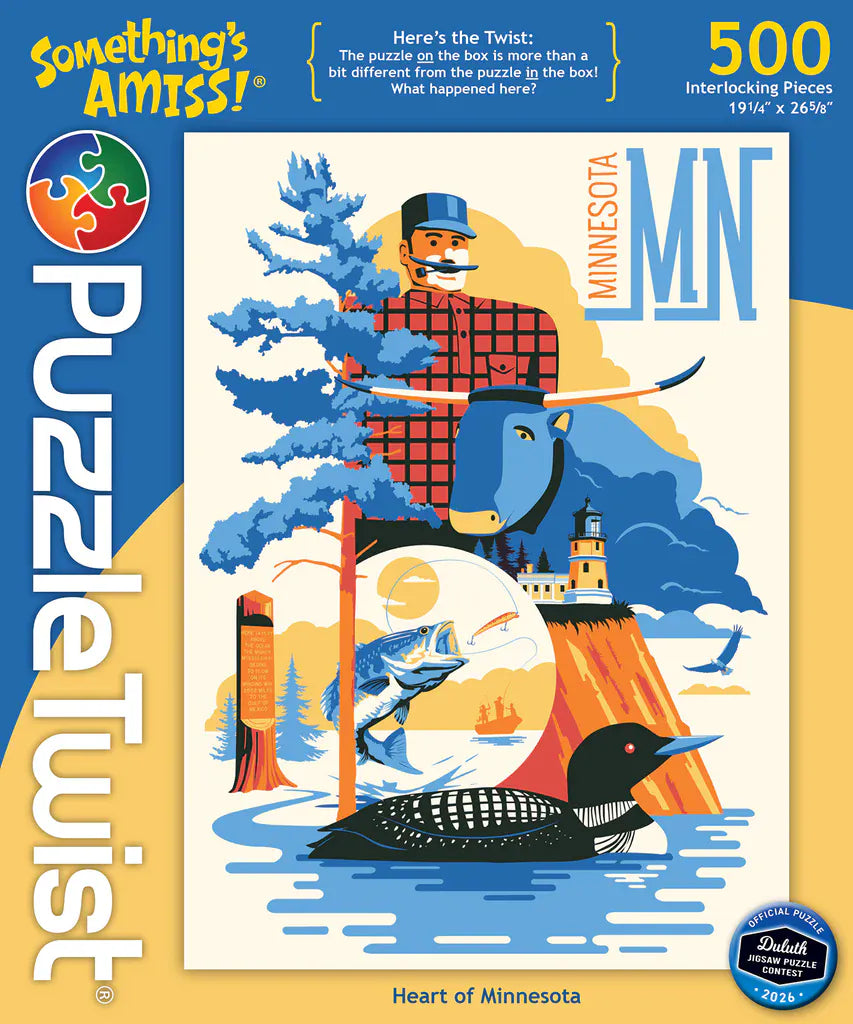 Maynards, LLC Puzzles Heart of Minnesota Puzzle