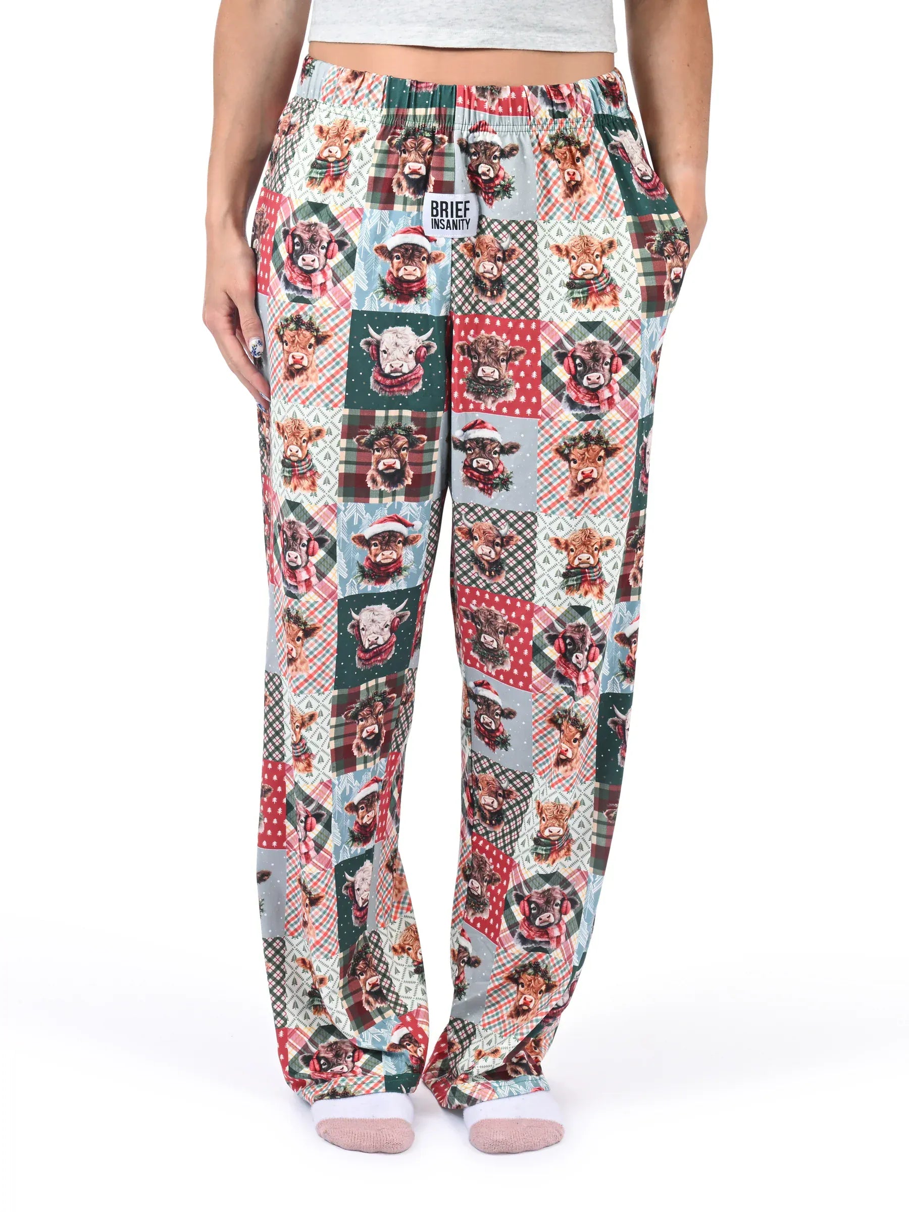 Highland Cow Christmas Lounge Pants