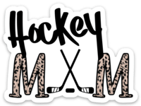 Hockey Mom Vinyl Sticker