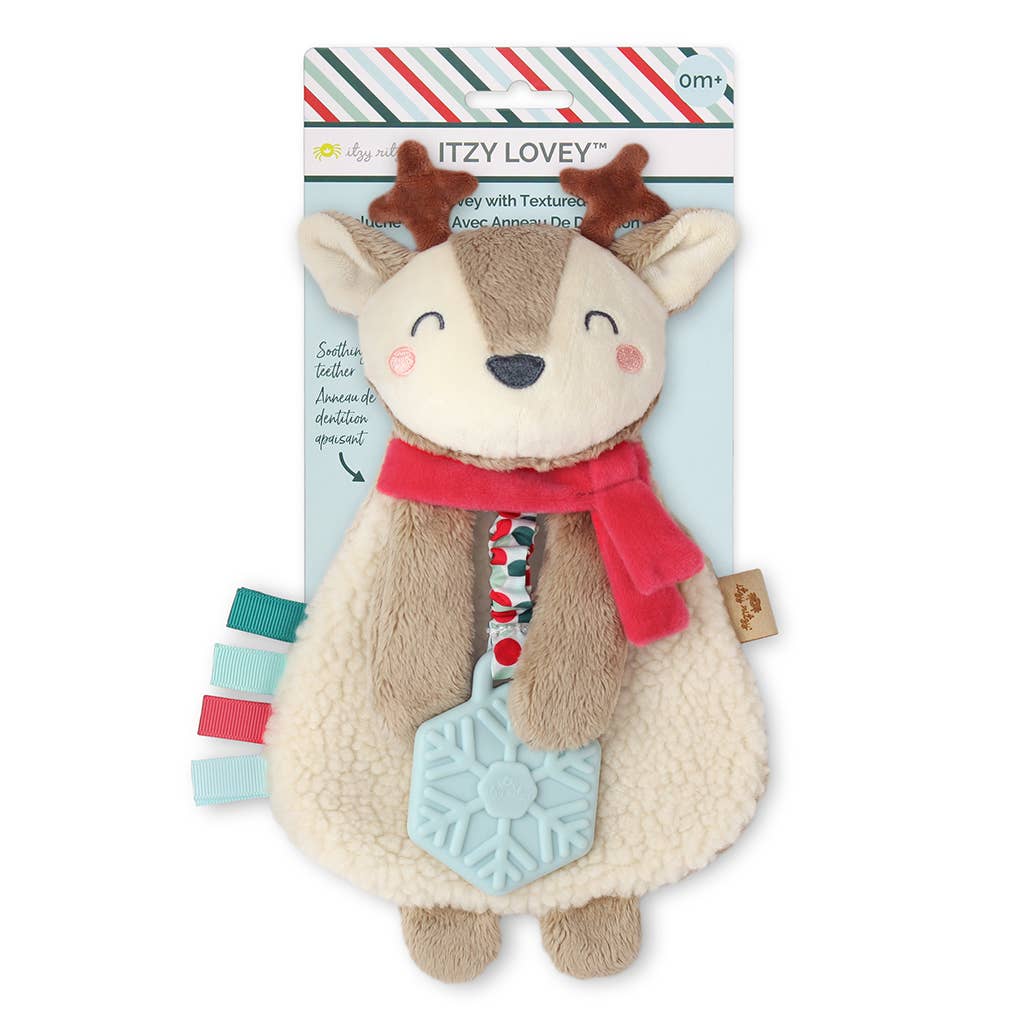 Holiday Itzy Lovey™ Reimdeer Plush + Teether Toy
