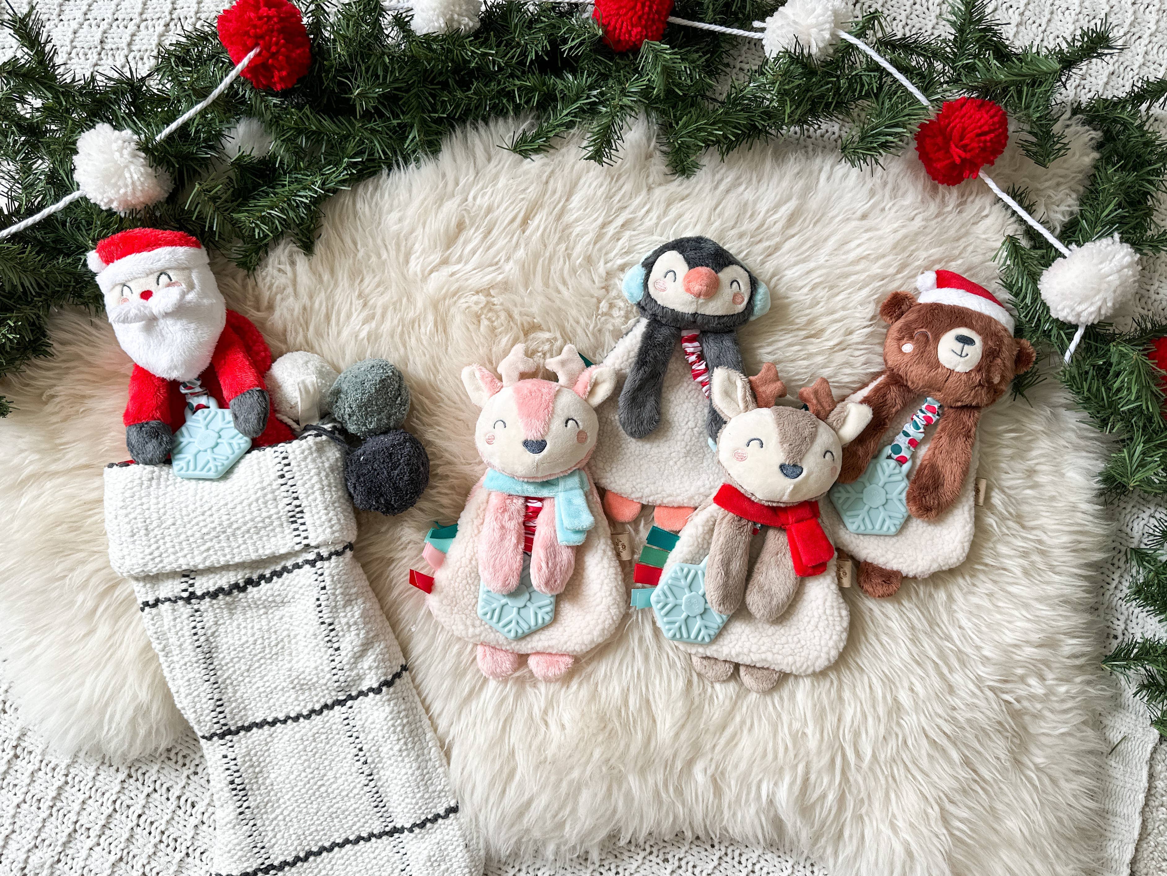 Holiday Itzy Lovey™ Reimdeer Plush + Teether Toy