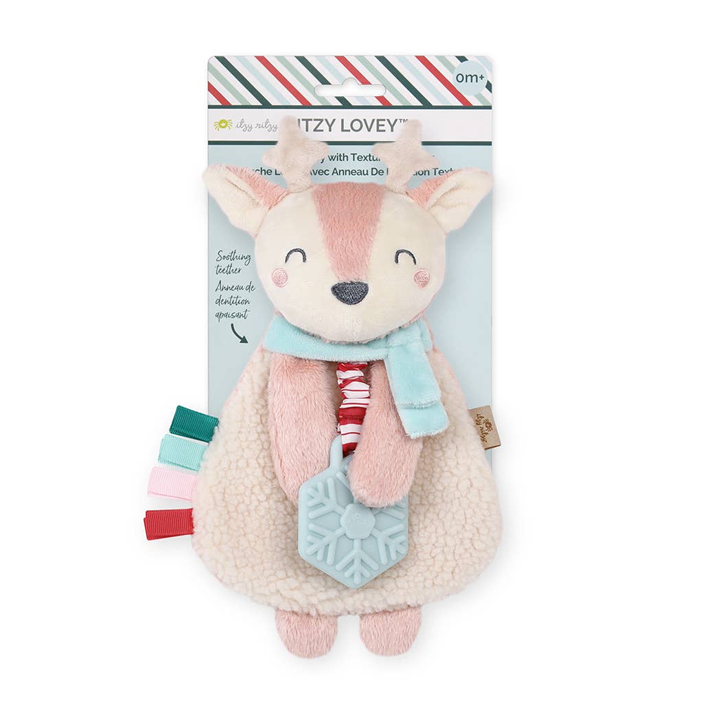 Holiday Itzy Lovey™ Reimdeer Plush + Teether Toy