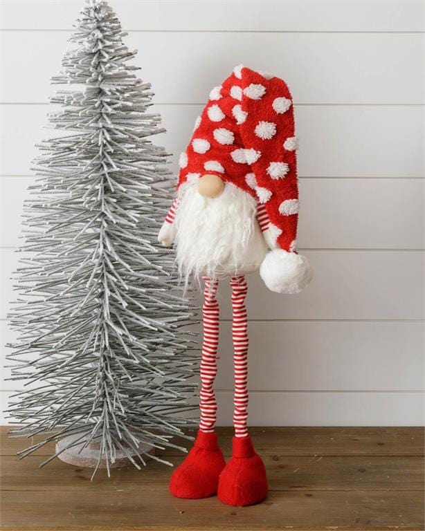 Audrey's Seasonal Decor Holiday Red Dot Standing Gnome