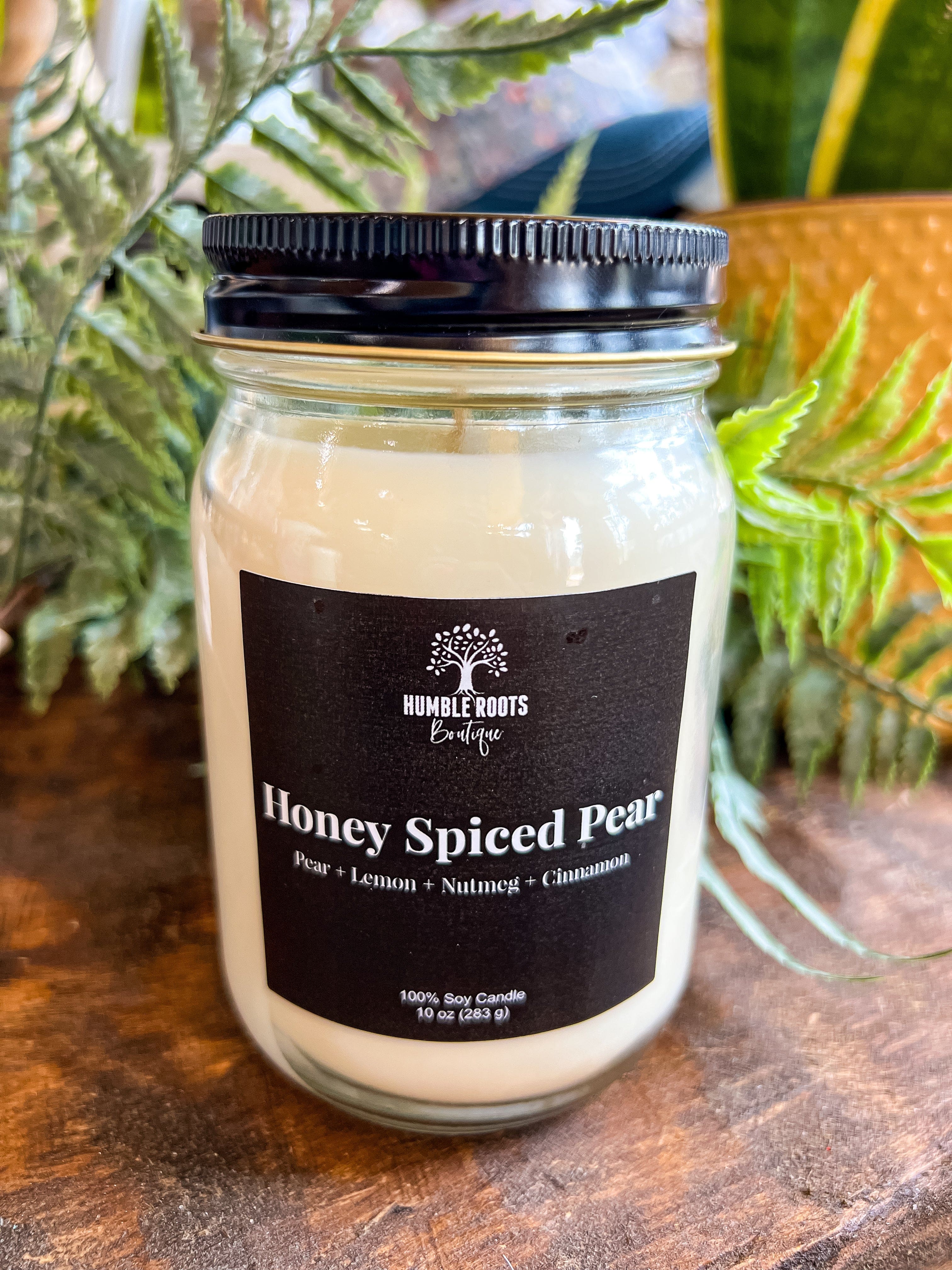 Humble Roots Boutique Candle Honey Spiced Pear Soy Candle