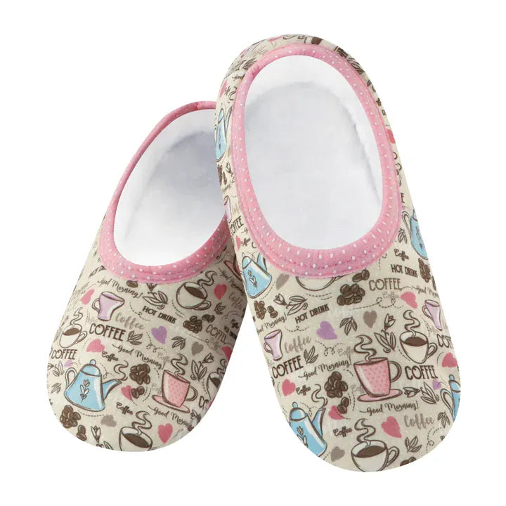 Snoozies Slippers Hot Coffee Snoozies Skinnies Travel Slipper