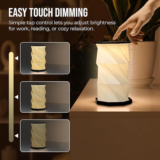 MJJ #8 (Melissa) Folding Lamp Illumates Mini Folding Lamp