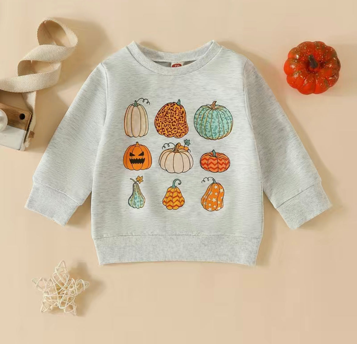 Fall Pumpkin Kids Shirt