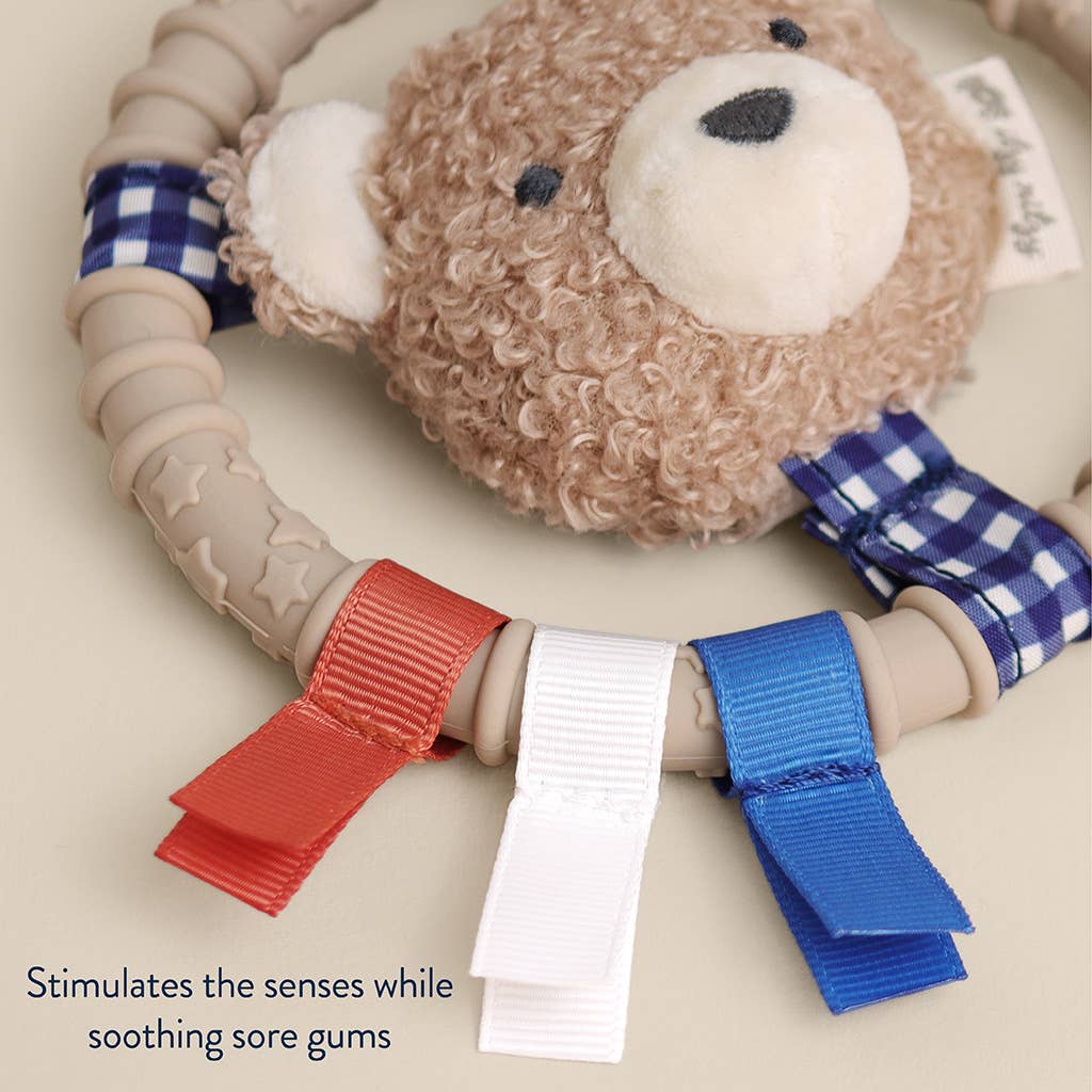Itzy Teething Ring with Plush Bear Pal™