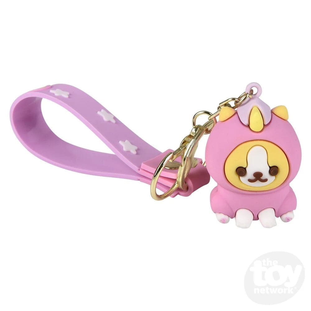 Kawaii Animal Wristlet Keychain