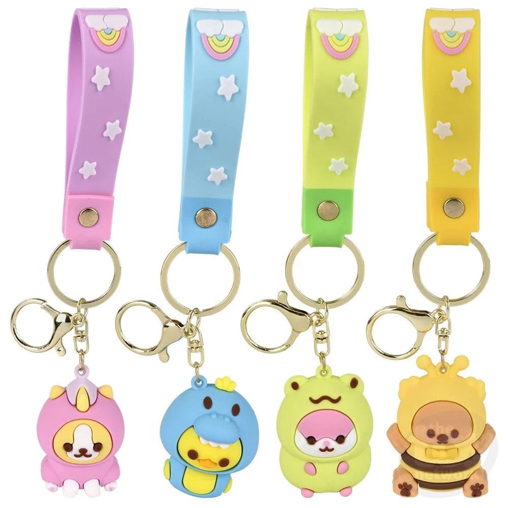 Toy Network Toy Kawaii Animal Wristlet Keychain