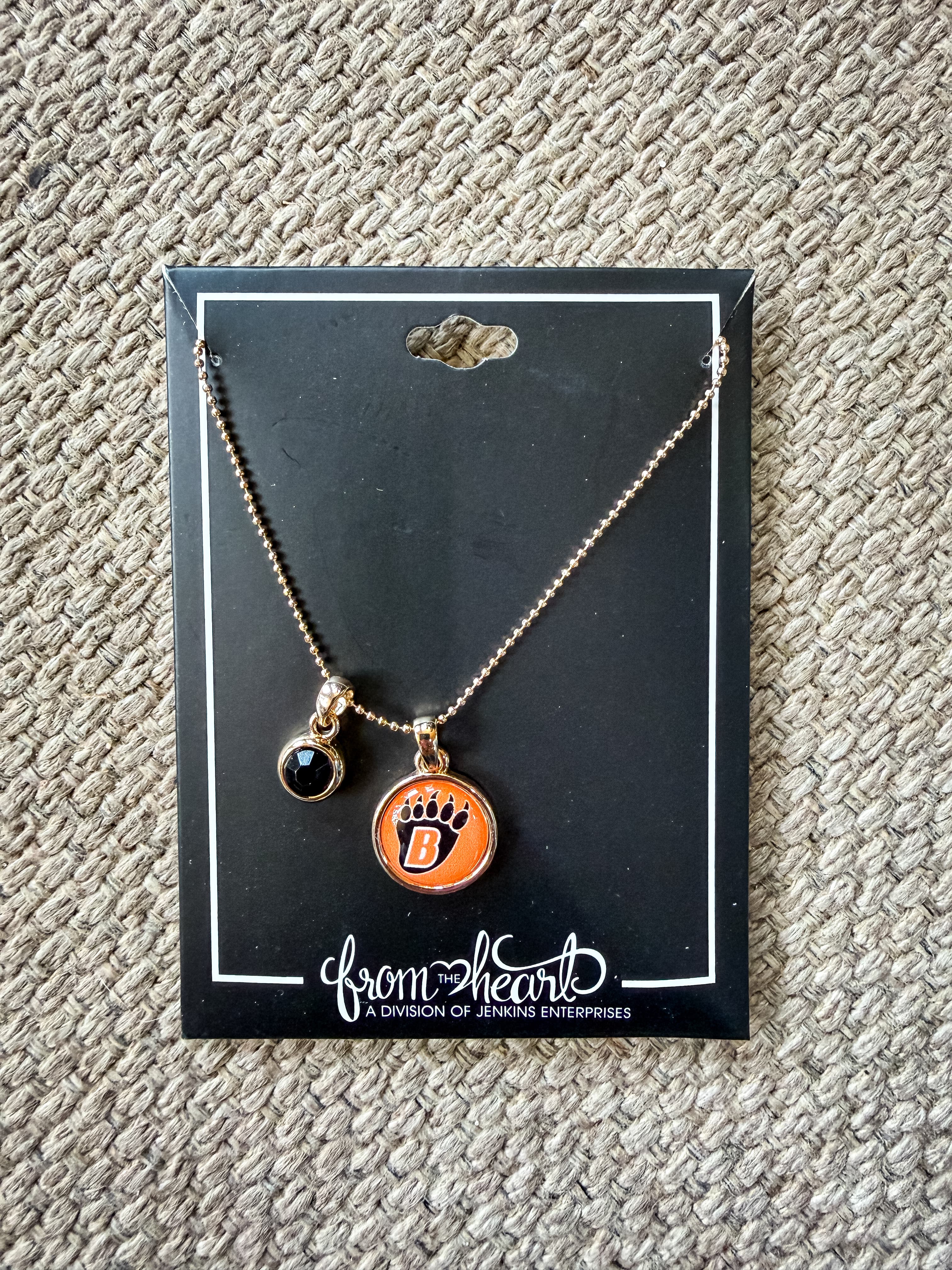 From the Heart Earrings Centennial Kendra School Spirit Necklace