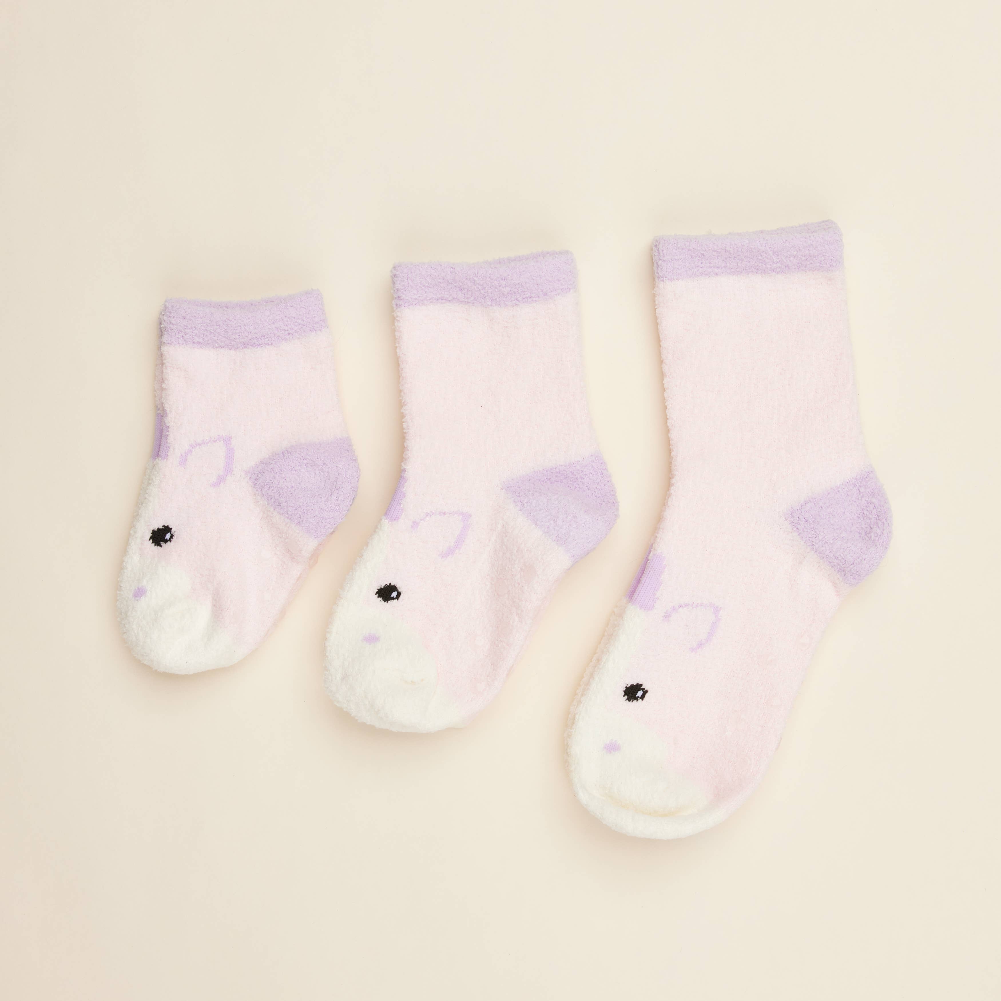 Warmies Slipper Socks Kids Unicorn Crew Slipper Socks
