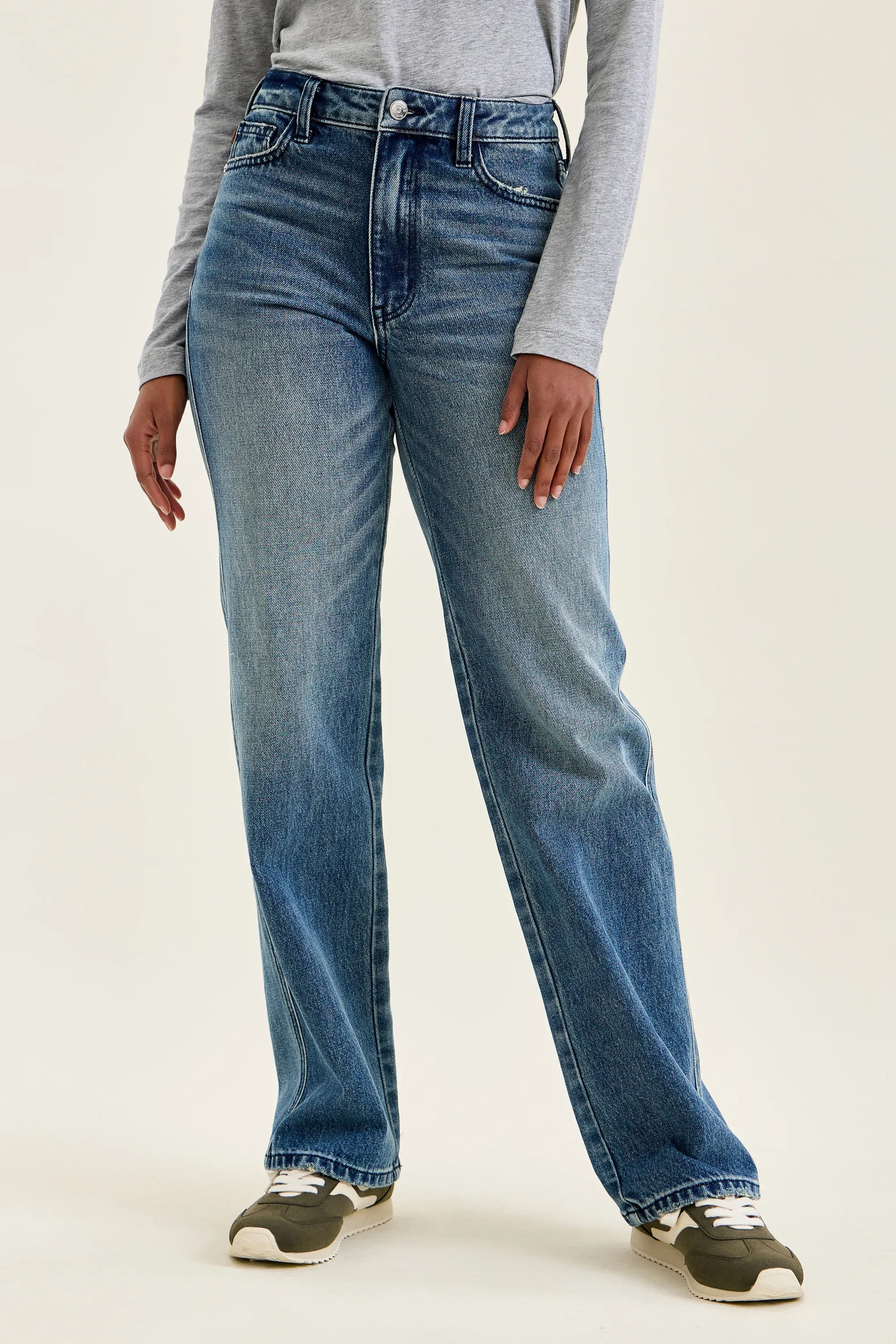Kimberly Straight High Waist Indigo Judy Blue Jeans