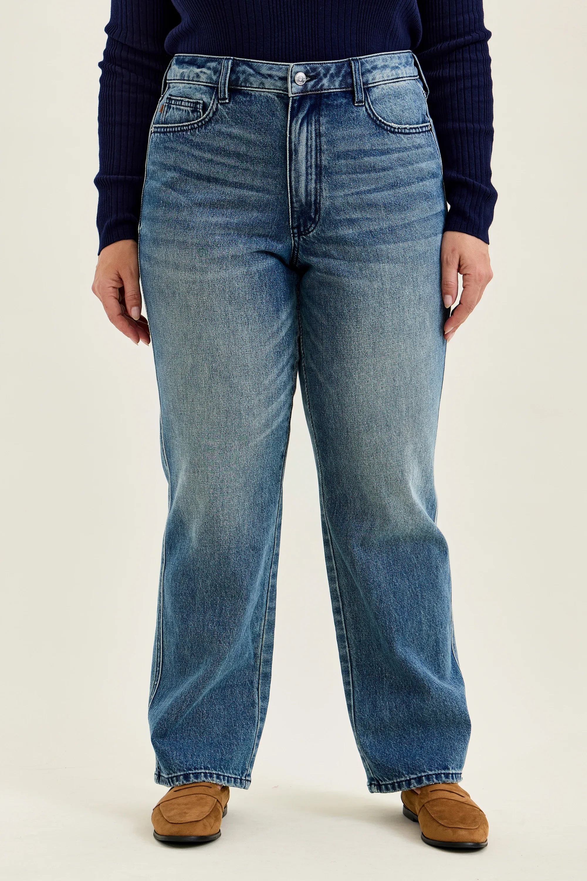 Kimberly Straight High Waist Indigo Judy Blue Jeans