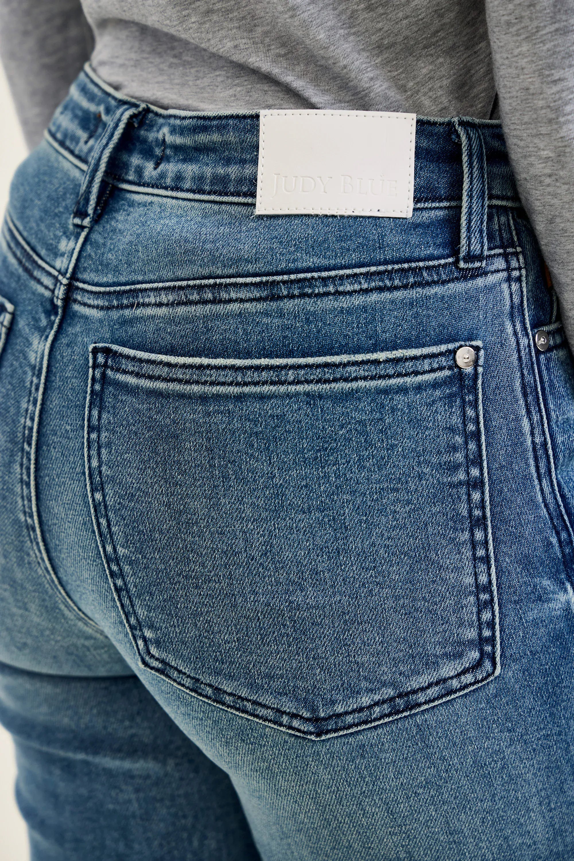 Kimberly Straight High Waist Indigo Judy Blue Jeans