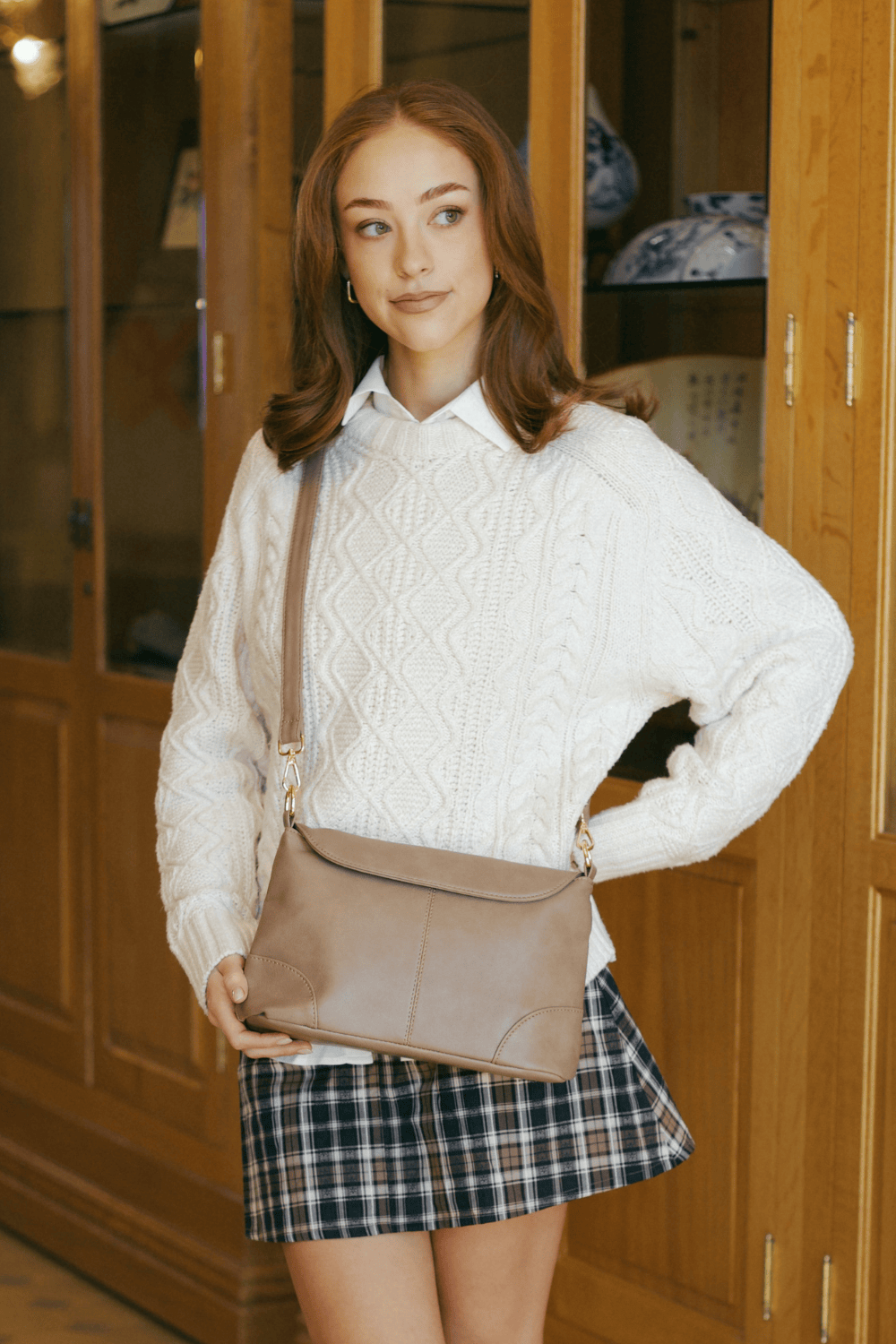 modern and chic Purse Kit Fold Over Crossbody