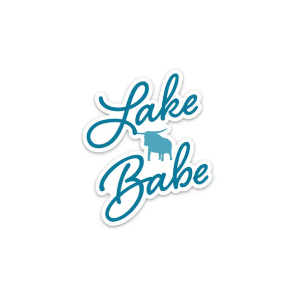 Lake Babe Vinyl Sticker