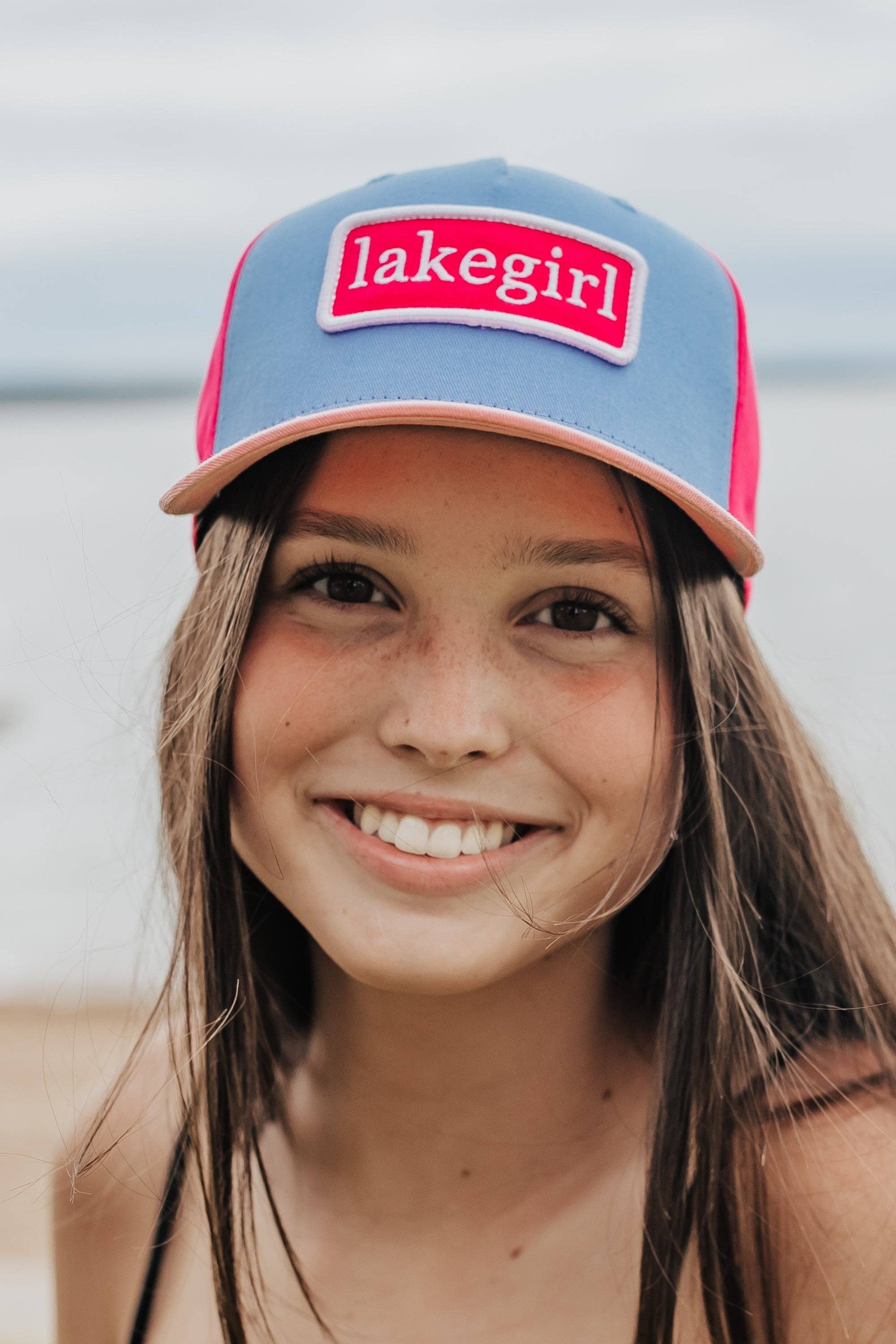 Lakegirl Lakegirl Cotton Twill Cap in Hot Pink