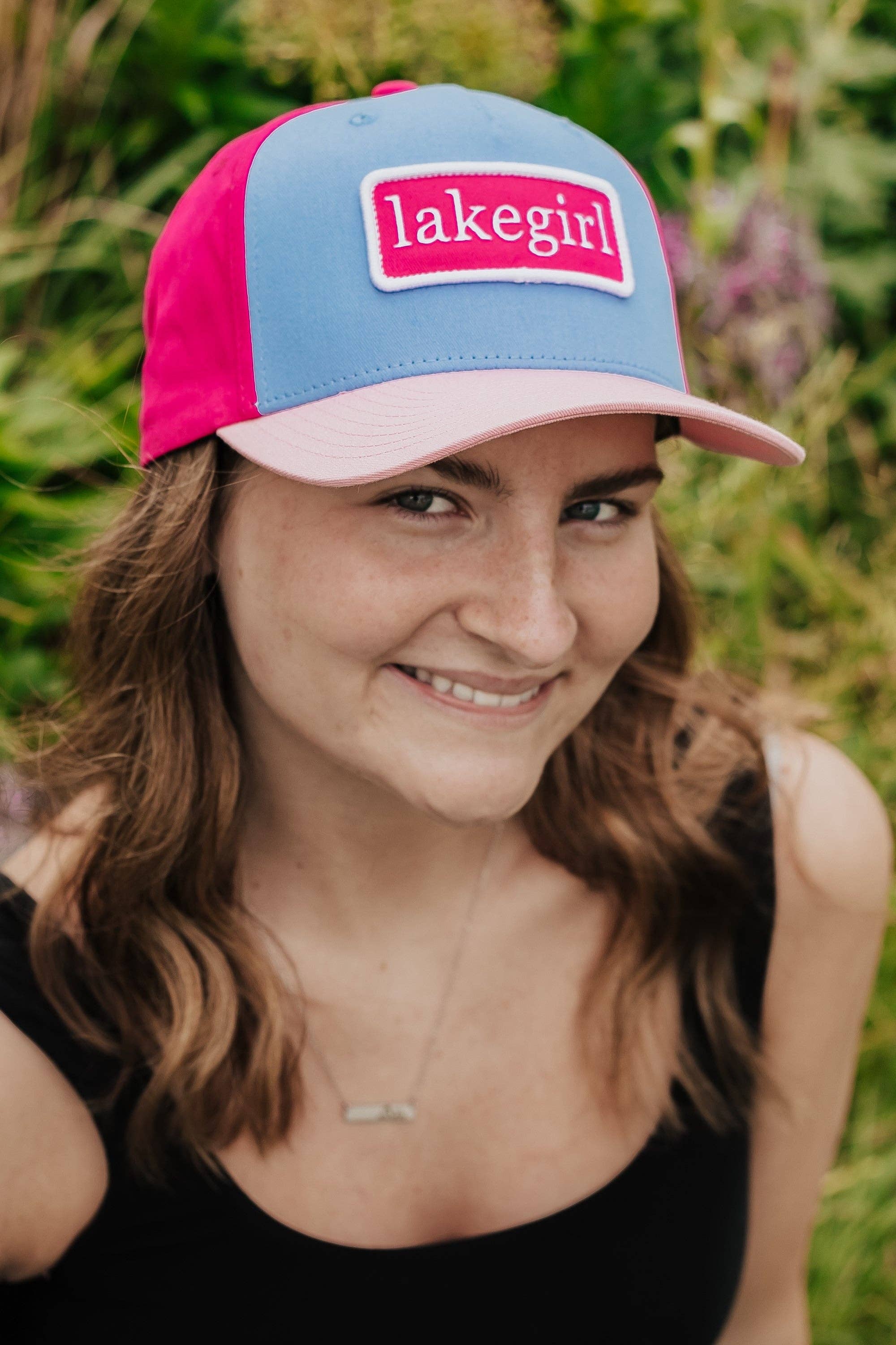 Lakegirl Lakegirl Cotton Twill Cap in Hot Pink