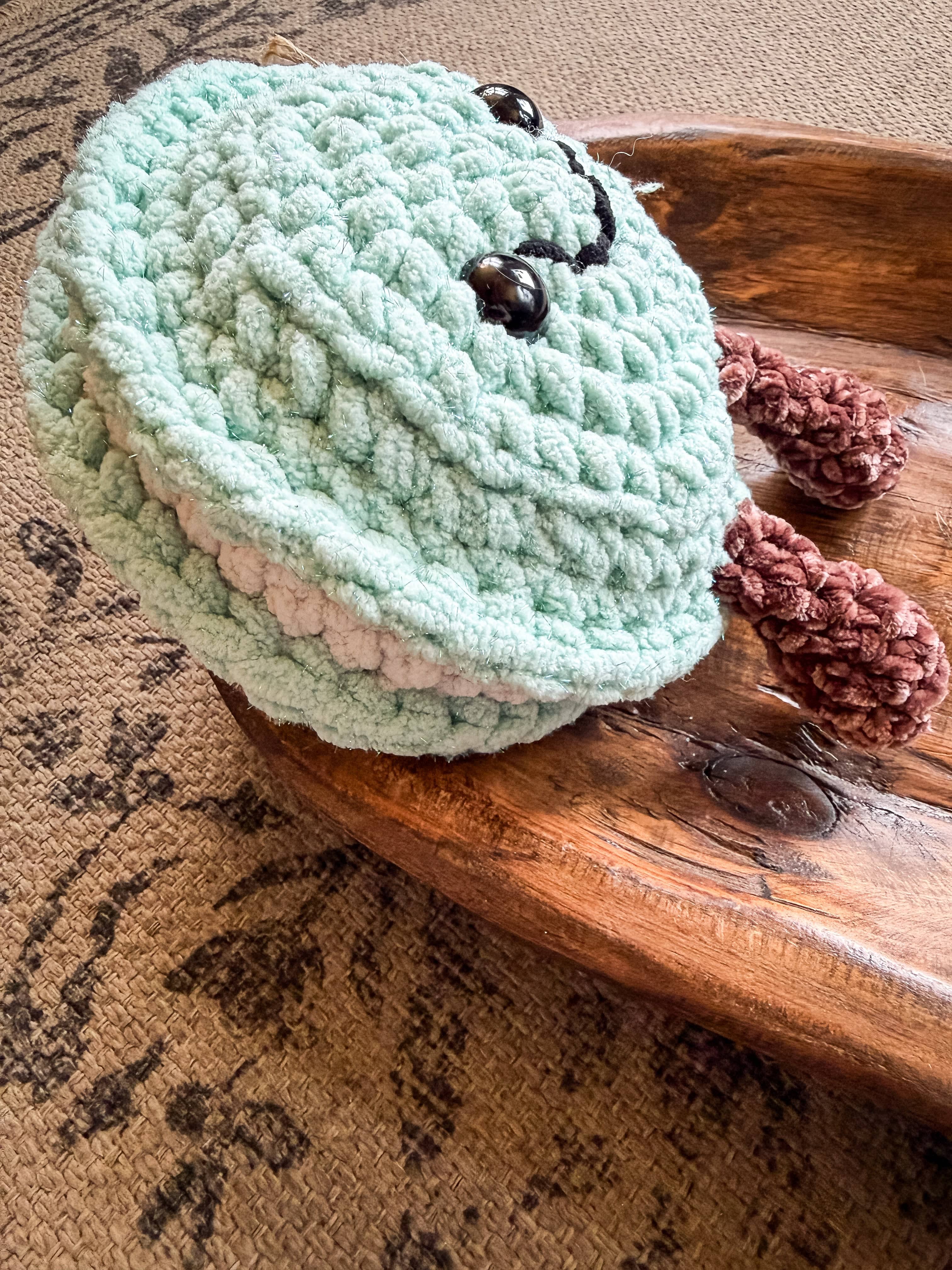 Large Hand Crochet Macaroon
