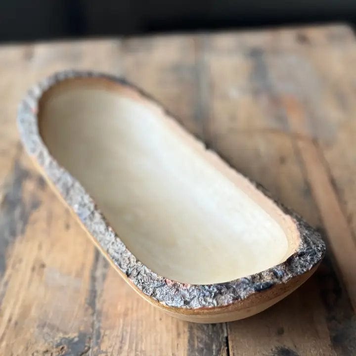 Large Raw Edge Mango Bowl