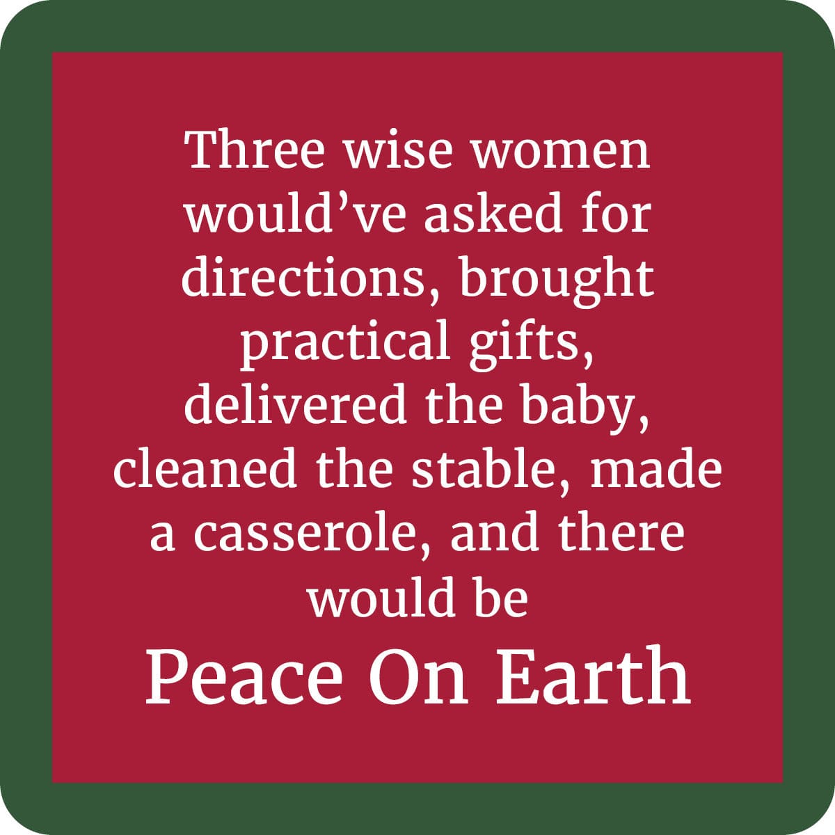 Laugh Out Loud Christmas Coasters