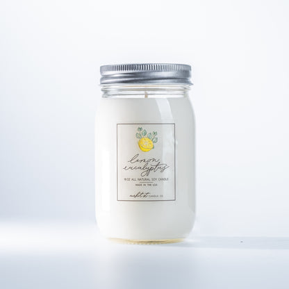 Lemon Eucalyptus Soy Candle