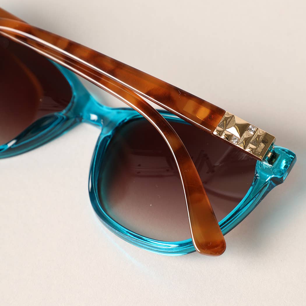 Fashion City Leopard Multi-Tone Sunglasses