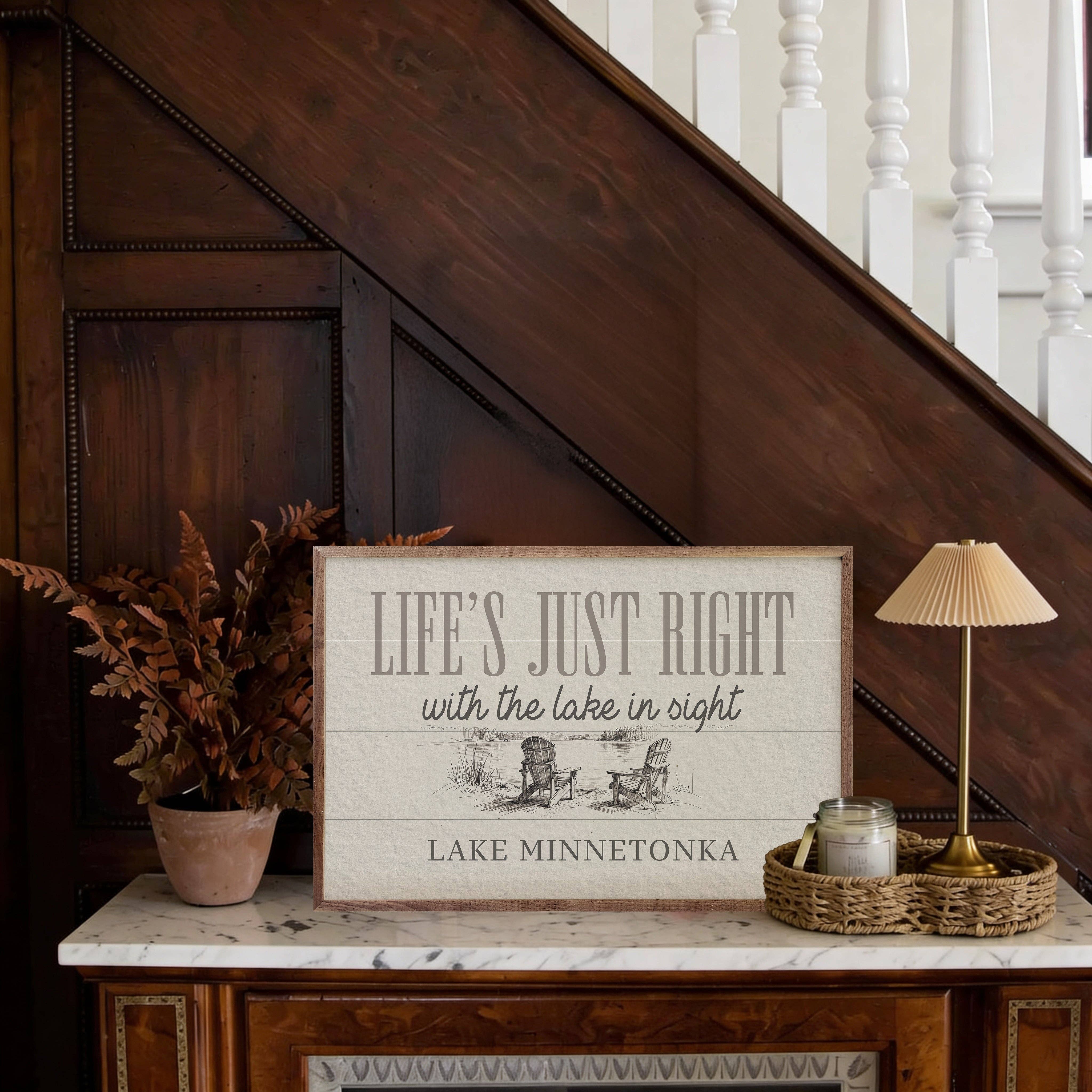 Life's Just Right Sign