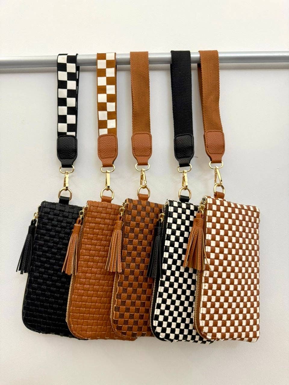 Lila Woven Wallet Wristlet