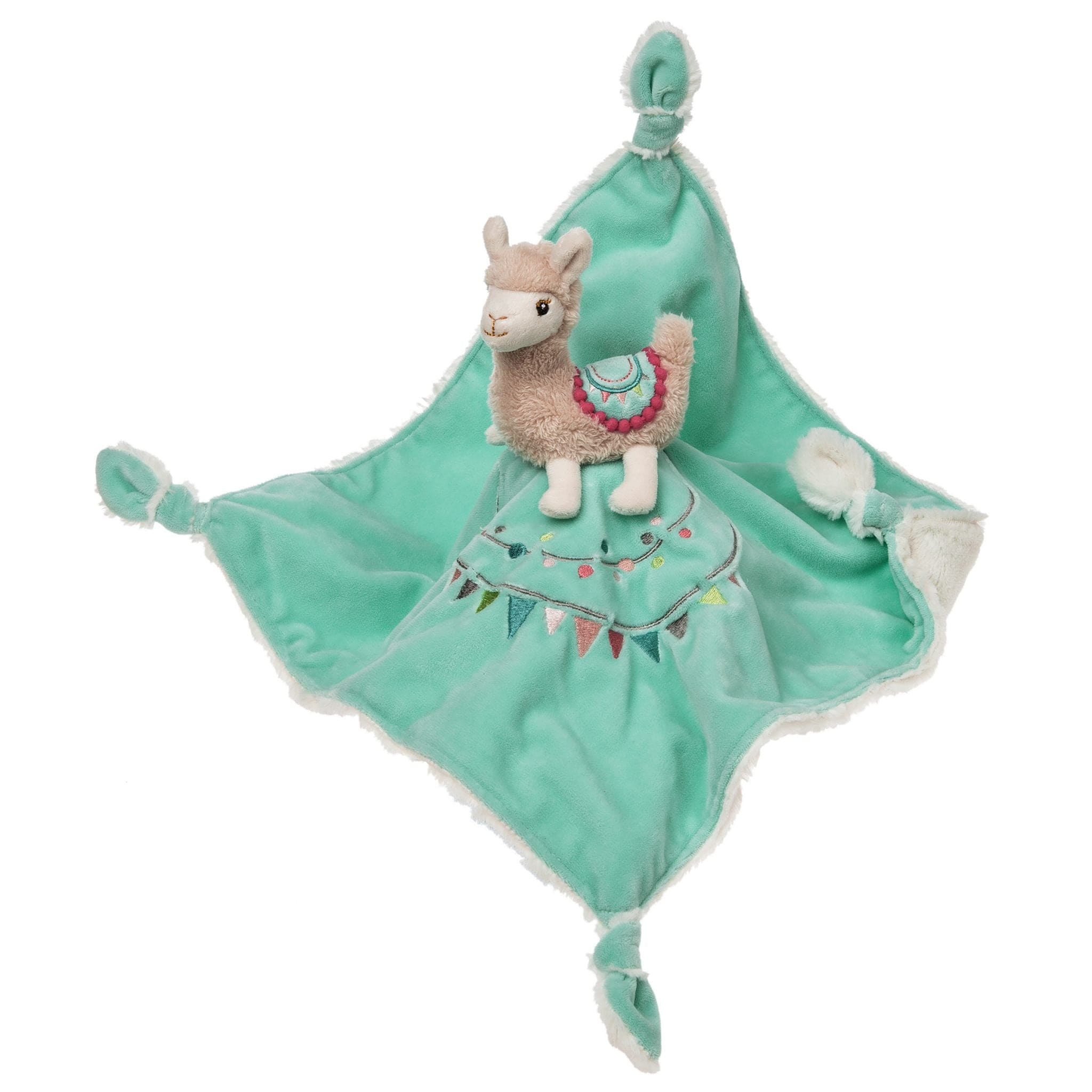 Lily Llama Rattle Blanket